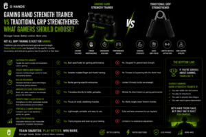 Gaming Hand Strength Trainer vs Traditional Grip Strengthener: What Gamers Should Choose?